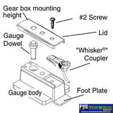 Kad-206 Kadee No.206 Insulated Multiple-Purpose Coupler Height Gauge Ho Scale Couplers
