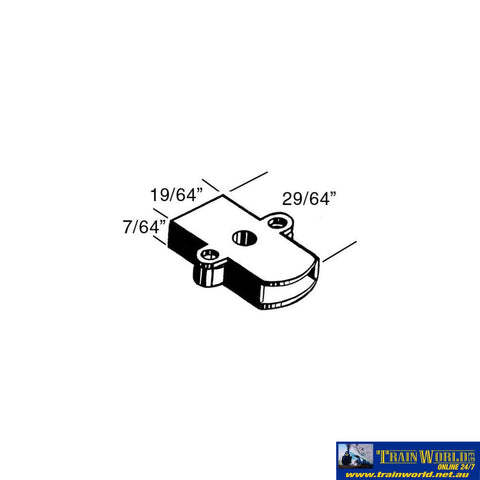 Kad-234 Kadee No.234 Short-Shank Plastic Draftboxes & Lids (10-Pair) Ho Scale Couplers