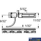 Kad-713 Kadee No.713 Spilt-Shank Plastic Couplers Rust Hon3 Gauge
