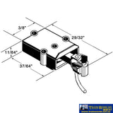 Kad-803 Kadee No.803 (Plastic Coupler & Draftbox) Center-Set Standard-Head (Pair) On3 Gauge Couplers