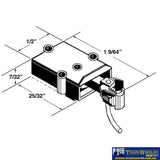 Kad-805 Kadee No.805 (Metal Coupler & Draftbox) Medium-Length Center-Set Standard-Head (Pair) O