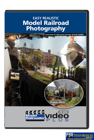 Kal-15365 Kalmbach Dvd Easy Realistic Model Railroad Photography Cdanddvd