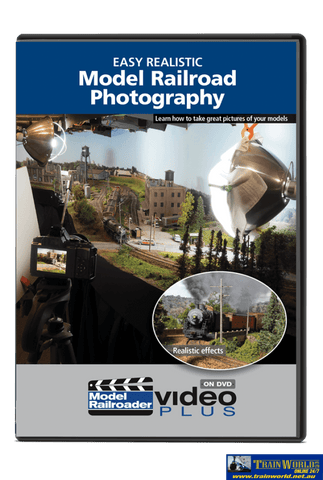 Kal-15365 Kalmbach Dvd Easy Realistic Model Railroad Photography Cdanddvd