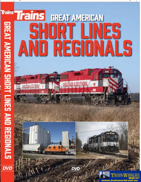Kal-16111 Kalmbach Dvd Trains Great American Short Lines And Regionals. Cdanddvd