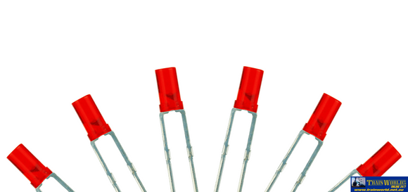 Led-Frf3 Dcc Concepts Led T1 Type Flashing Red ’6~12 Volts’ 6X 3Mm *With Resistors* (6-Pack) Part