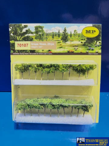 MBB-70107 MP Scenery - Grape Vines HO 20/pk - Scenery