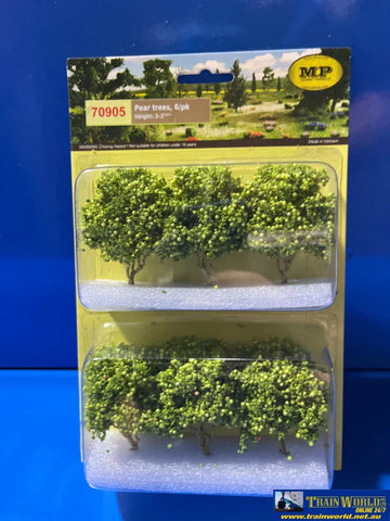 MBB-70905 MP Scenery - Pear Tree Grove - HO Scale 6/pk - Scenery