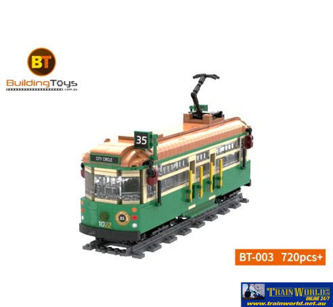MBB-BTMT Brick Toys by ModelBox Victorian Tram Brick Toy Kit - Souvenir