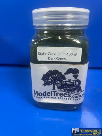 MBB-SG5DG MT Scenery - Static Grass - 5mm 400ml - Dark Green - Scenery