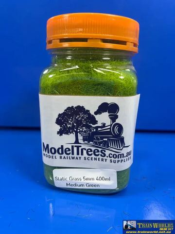 MBB-SG5MG MT Scenery - Static Grass - 5mm 400ml - Medium Green - Scenery