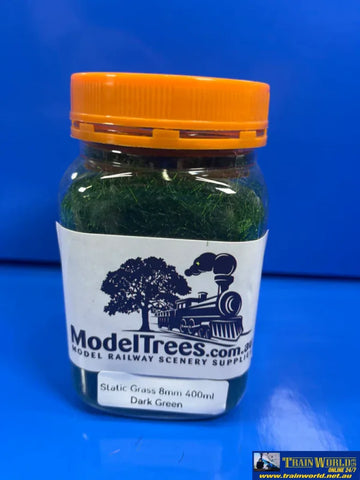 MBB-SG8DG MT Scenery - Static Grass - 8mm 400ml - Dark Green - Scenery