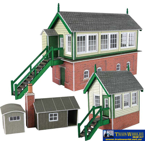 Met-Pn133 Metcalfe (Card Kit) Signal Box Set N-Scale Structures
