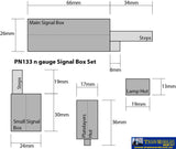 Met-Pn133 Metcalfe (Card Kit) Signal Box Set N-Scale Structures