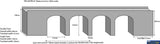Met-Pn141 Metcalfe (Card Kit) Viaduct Stone N-Scale Structures