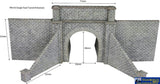MET PN143 Metcalfe (Card Kit) Tunnel Entrances Single Track N Scale Scenery