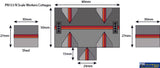 Met-Pn155 Metcalfe (Card Kit) Workers-Cottages N-Scale Structures