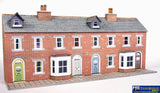 MET PN174 Metcalfe (Card Kit) Low Relief Red Brick Terraced House Fronts N Scale Structures