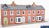 MET PN174 Metcalfe (Card Kit) Low Relief Red Brick Terraced House Fronts N Scale Structures