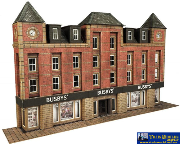 Met-Pn179 Metcalfe (Card Kit) Low-Relief Department-Store N-Scale Structures