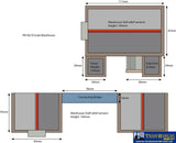 Met-Pn182 Metcalfe (Card Kit) Warehouse N-Scale Structures