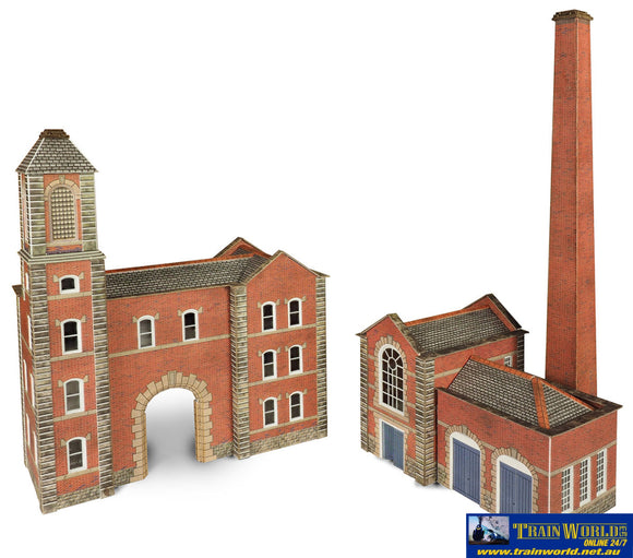 MET PN184 Metcalfe (Card Kit) Full Relief Boilerhouse & Factory Entrance N Scale Structures