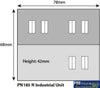 MET PN185 Metcalfe (Card Kit) Full Relief Industrial Unit N Scale Structures
