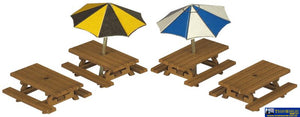 Met-Pn810 Metcalfe (Laser Kit) -Mini-Kits- Picnic-Tables (4) N-Scale Structures