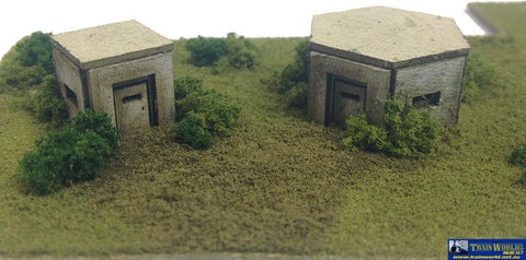 Met-Pn820 Metcalfe (Laser Kit) Pillboxes Types-22 & 26 N-Scale Structures