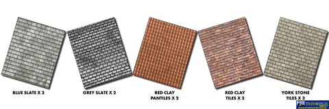 MET-PN905 Metcalfe Card-Roofing Tiles N-Scale ScratchBuild