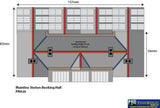 Met-Pn920 Metcalfe (Card Kit) Mainline-Station Booking-Hall N-Scale Structures