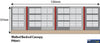 Met-Pn941 Metcalfe (Laser Kit) Wall-Backed Platform-Canopy N-Scale Structures