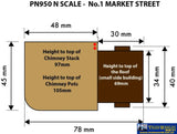 MET-PN950 Metcalfe No.1 Market Street N-Scale Structures