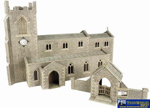 Met-Po226 Metcalfe (Card Kit) Parish Church Oo Scale Structures