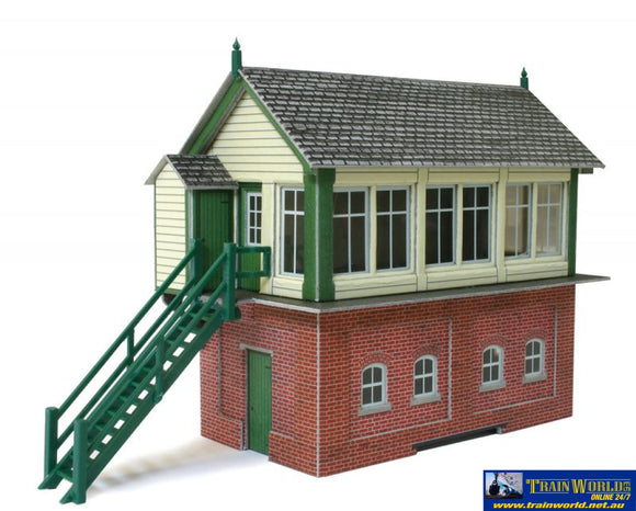 Met-Po233 Metcalfe (Card Kit) Signal Box Oo Scale Structures