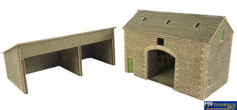 Met-Po251 Metcalfe (Card Kit) Manor Farm-Barn Oo Scale Structures