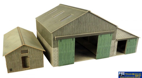 Met-Po252 Metcalfe (Card Kit) Manor Farm-Buildings Oo Scale Structures