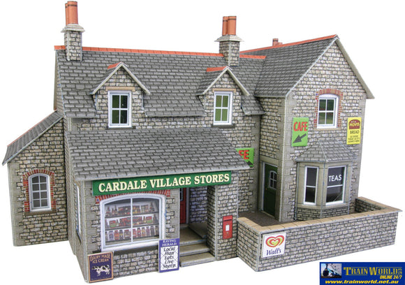 Met-Po254 Metcalfe (Card Kit) Village Shop & Cafe Oo Scale Structures