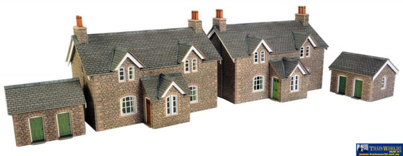 Met-Po255 Metcalfe (Card Kit) Workers Cottages Oo Scale Structures