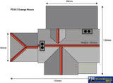 Met-Po257 Metcalfe (Card Kit) Grange House Oo Scale Structures