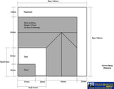 Met-Po264 Metcalfe (Card Kit) Corner Shop (Stone) Oo Scale Structures