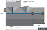 MET PO267 Metcalfe (Card Kit) Town End Cottage OO Scale Structures