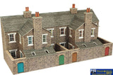 Met-Po277 Metcalfe (Card Kit) Low-Relief Terraced House-Fronts (Stone) Oo Scale Structures