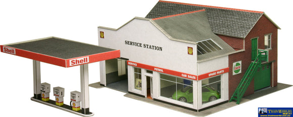 Met-Po281 Metcalfe (Card Kit) Service Station Oo Scale Structures