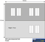 MET-PO285 Metcalfe (Card Kit) Industrial Unit OO Scale Structures