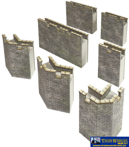 MET PO293 Metcalfe (Card Kit) Curtain Walls OO Scale Structures