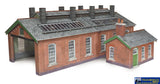MET PO313 Metcalfe (Card Kit) Double Track Engine Shed OO Scale Structures