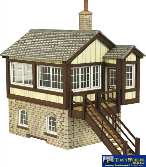 Met-Po330 Metcalfe (Card Kit) Gwr Signal Box Oo Scale Structures