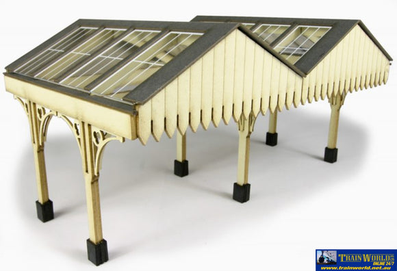 Met-Po340 Metcalfe (Card Kit) Scale Platform Canopy Oo Structures