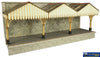 Met-Po341 Metcalfe (Card Kit) Scale Wall Backed Platform Canopy Oo Structures
