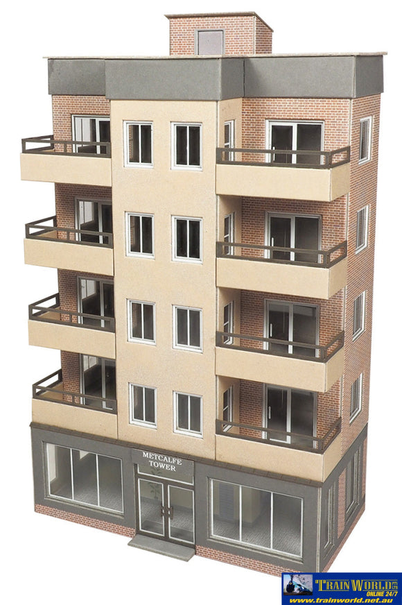 MET PO360 Metcalfe (Card Kit) Low Relief Tower Block OO Scale Structures